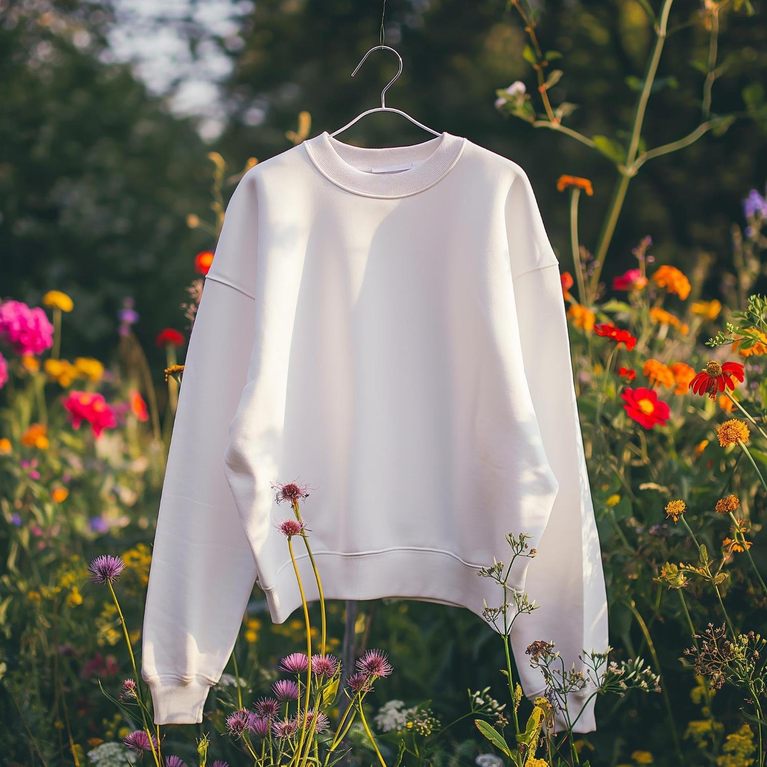 White Oversized Sweatshirt for Women: Style and Comfort